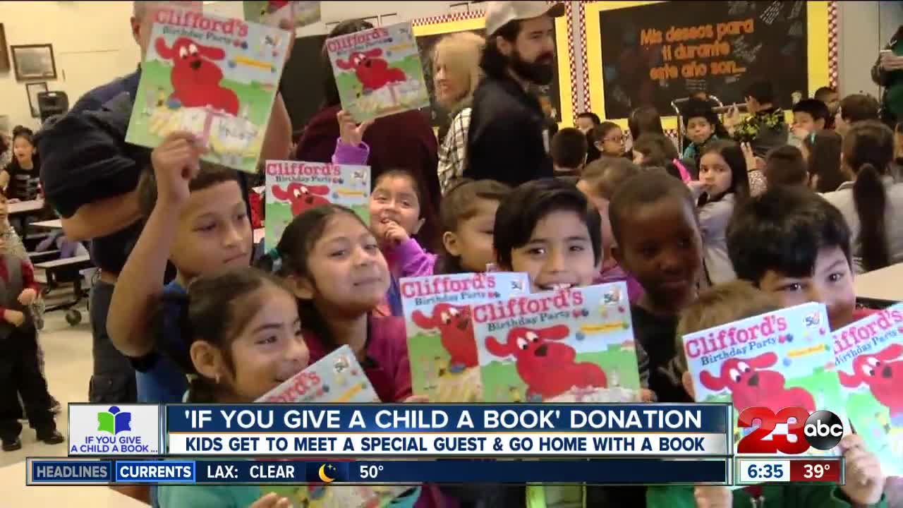 23ABC celebrating National Reading Day by donating several hundred books to local children