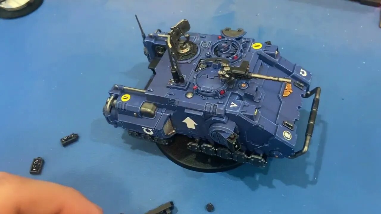 Warhammer 40k Painting and Magnetizing the Ultramarines Impulsor