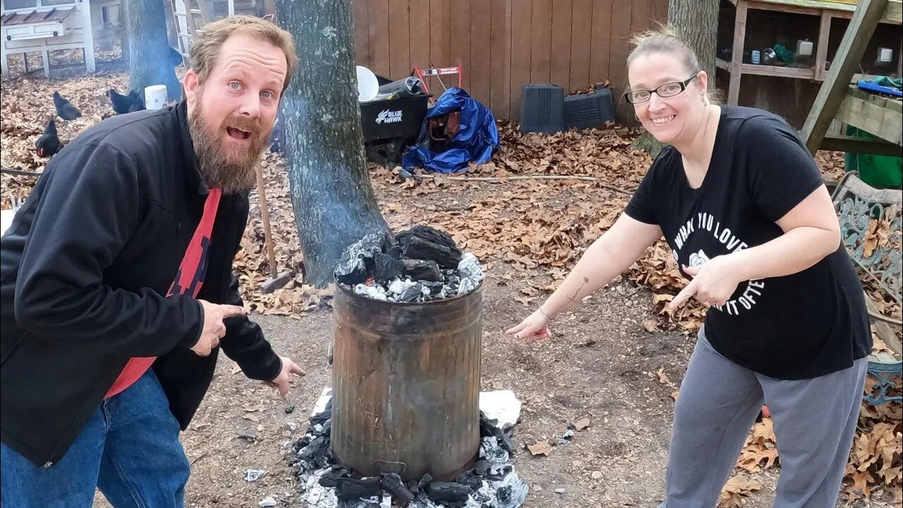 We cooked WHAT in a TRASH CAN??? | A Homestead Thanksgiving