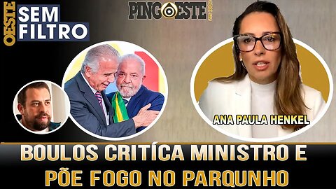 Boulos faz críticas a ministro de Lula [ANA PAULA HENKEL]