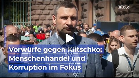 Klitschko: Menschenhandel und Korruption im Fokus