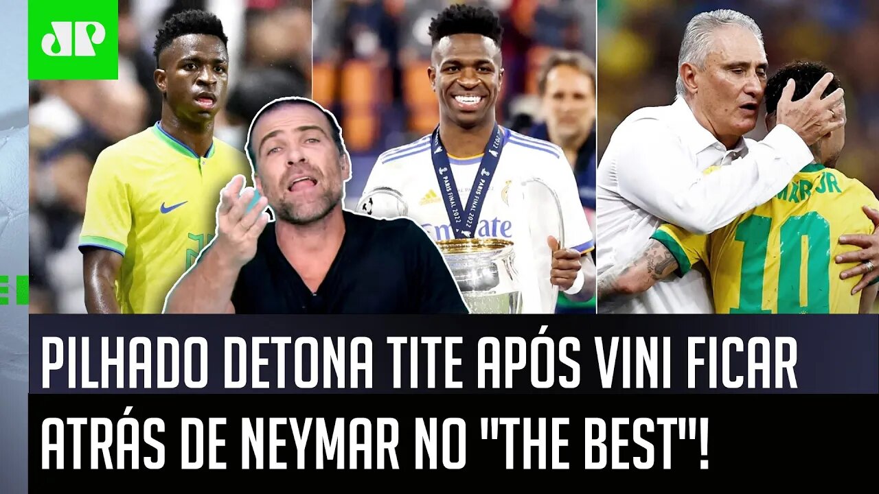 "É UMA PALHAÇADA! O Tite VOTOU no Neymar e NÃO no Vinicius Jr pra MELHOR DO MUNDO!" Pilhado DETONA!