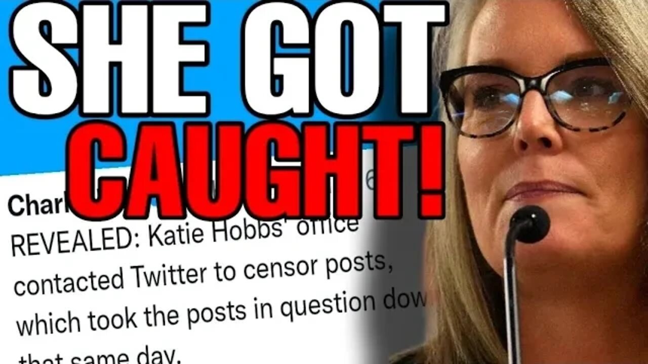 KATIE HOBBS BUSTED WORKING WITH TWITTER TO SILENCE KARI LAKE