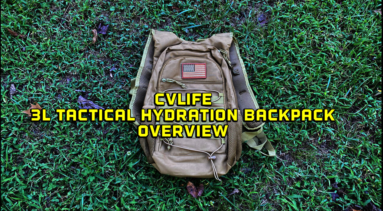 CVLife Tactical Hydration Backpack 3 liter