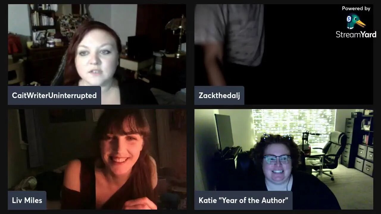 Authortube After Dark: Featuring - Zachary A. Pieper, Katie Francis, and Caitlyn Noelle