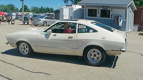 Cobra Mustang pulling out