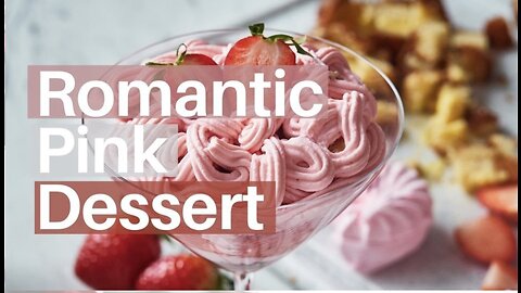 Try delicious pink desserts 🍮 🧁