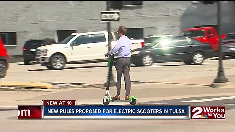 New rules proposed for electric scooters in Tulsa