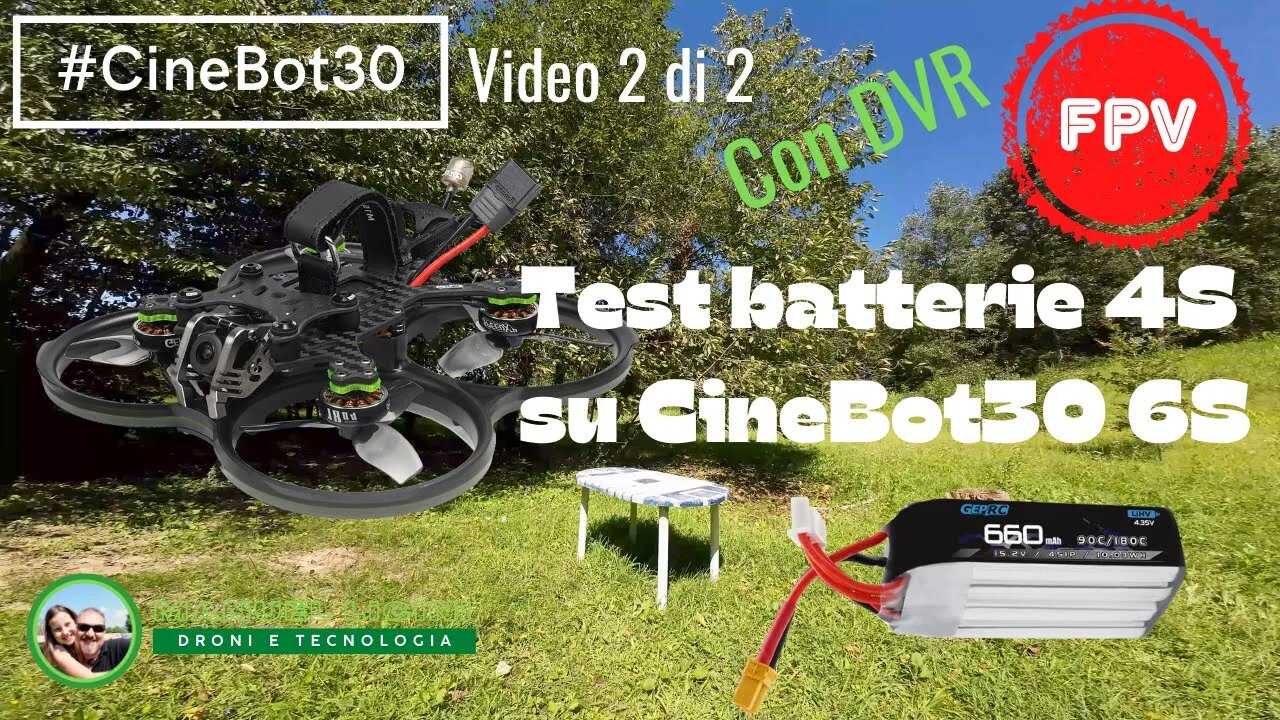 Batterie del CineLog20 (4S) su CineBot30 (6S) - Video 2 di 2