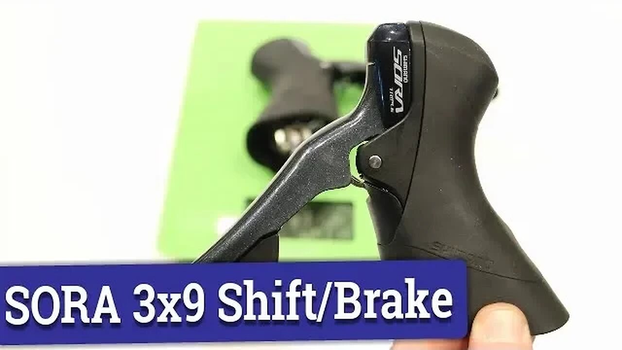 Shimano 3x9 Sora R3030 Shift /Brake Levers Feature Review and Weight