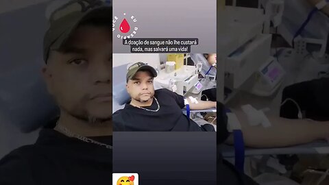 A doação não lhe custará nada, mas salvará uma vida! Doe sangue.