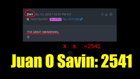 Juan O Savin Intel "Q ~ 2541"