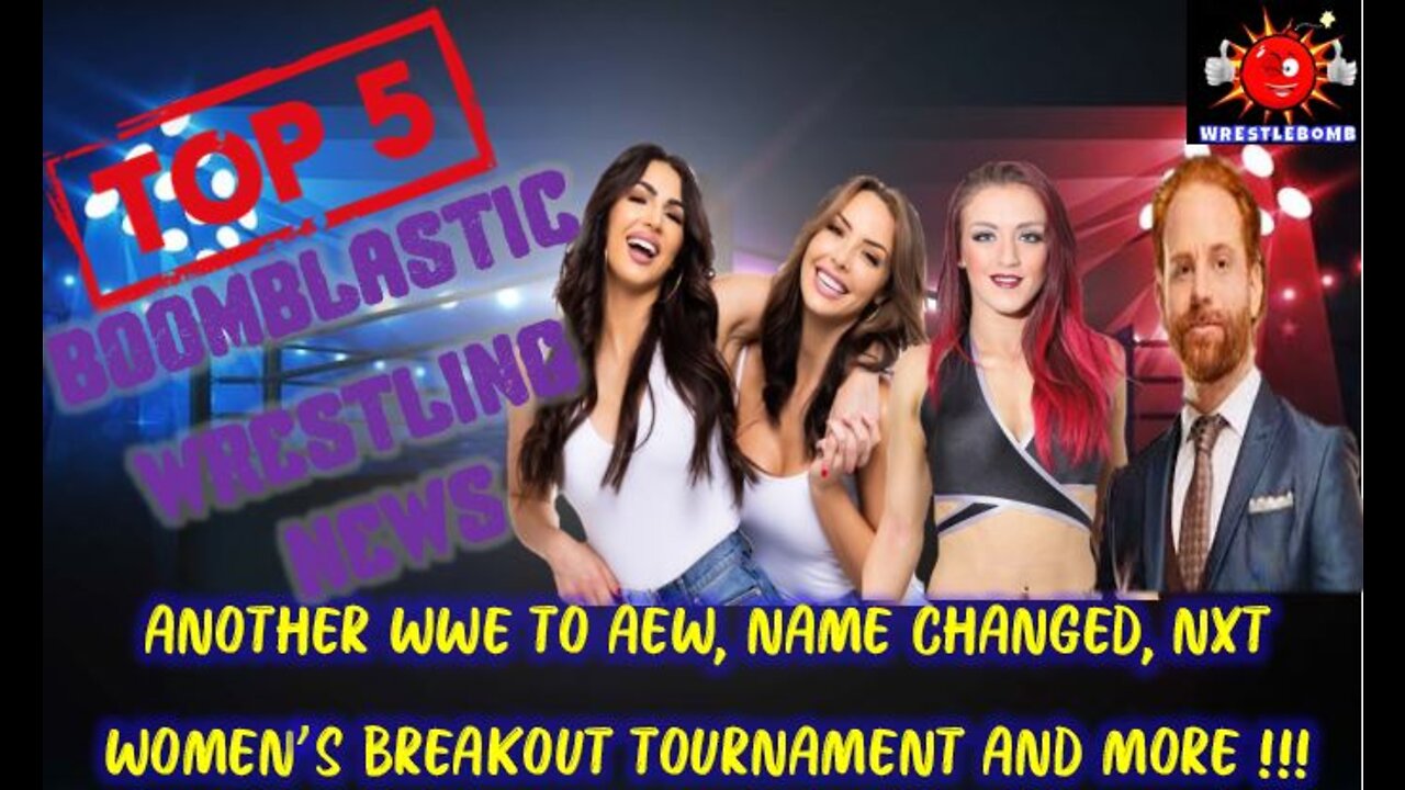 TOP 5 BOOMBLASTIC WRESTLING NEWS -003 (WRESTLING NEWS CHANNEL)
