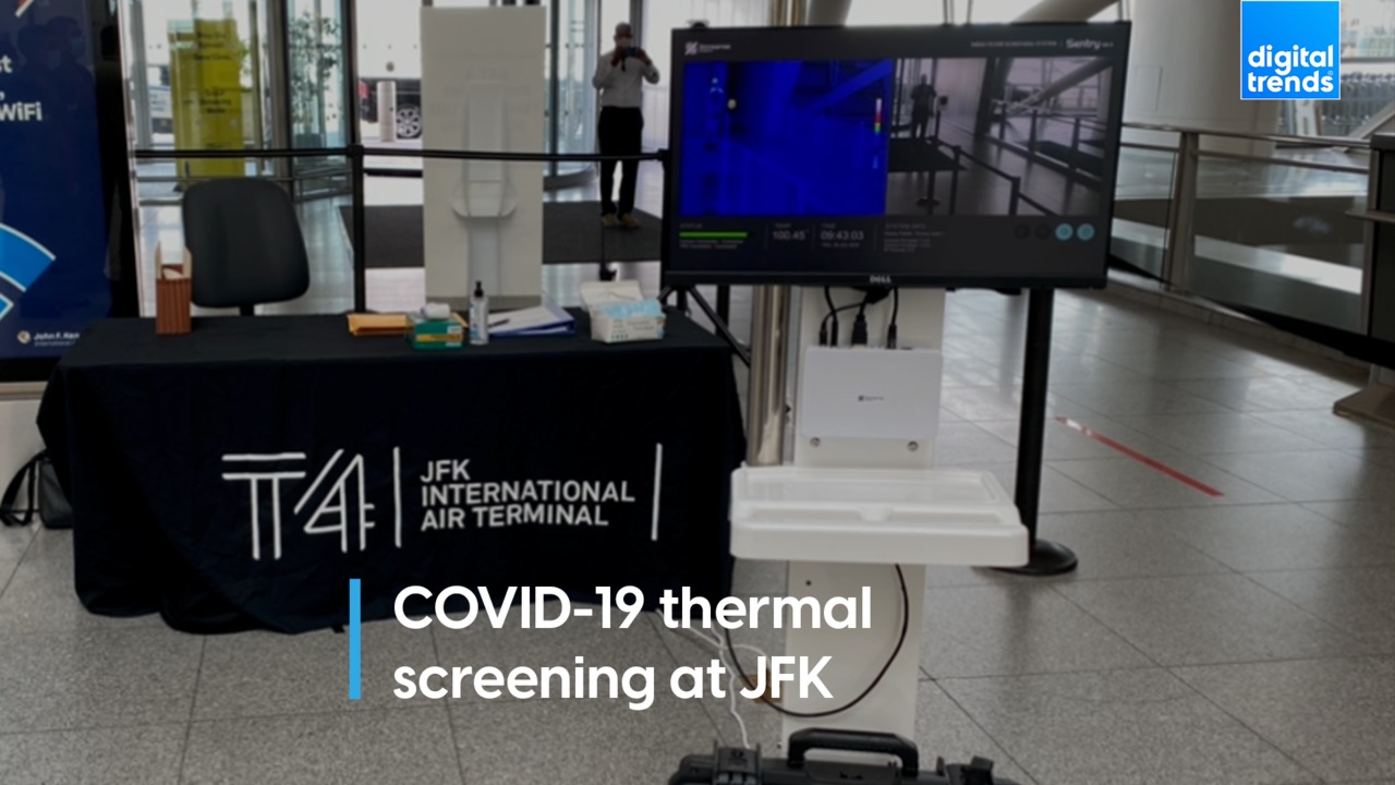 COVID-19 thermal imaging at JFK!