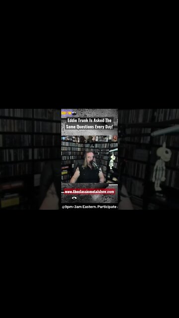 #EddieTrunk Is Asked The Same Questions Every Day! #trunknation #paulstanley #vinnievincent