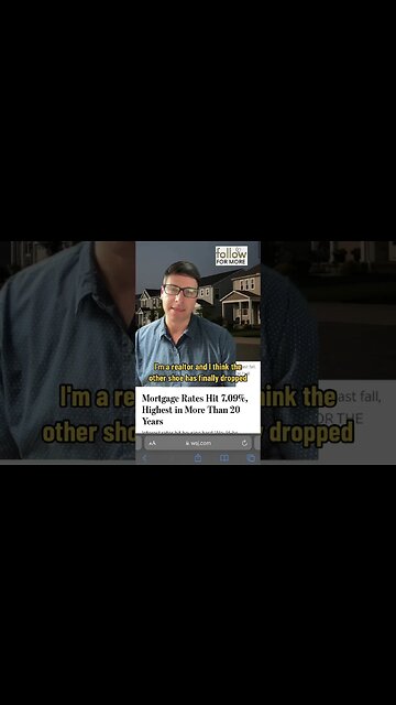 Mortgage Rates Hit 7% Thanks To Bidenomics…