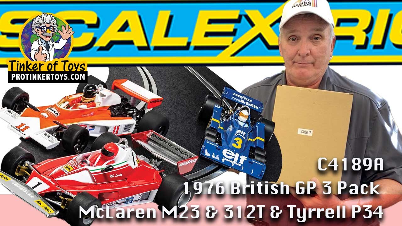 McLaren M23 & 312T & Tyrrell P34 - 1976 British GP Triple Pack | C4189A | Scalextric