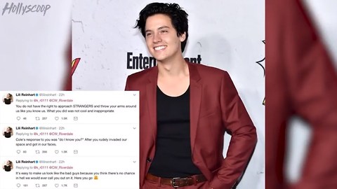 “Riverdale’ Star Cole Sprouse Takes After Girlfriend Lili Reinhart And Calls Out a Fan