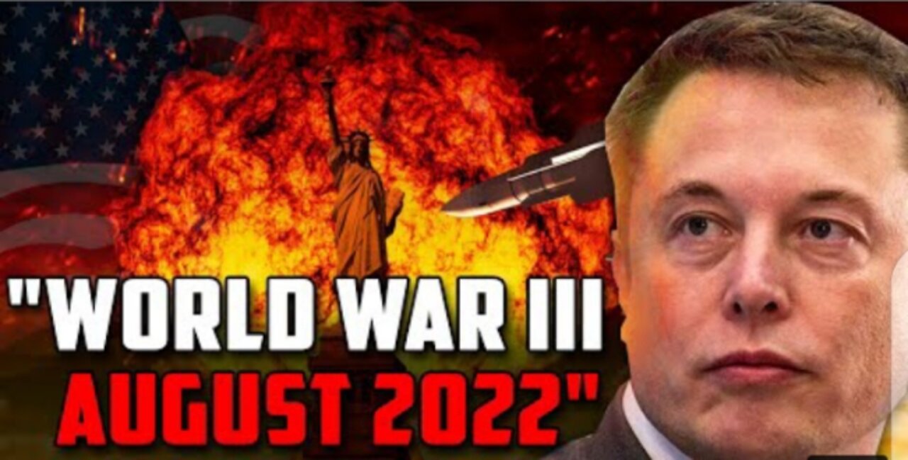 Elon musk just threatened "get ready for world war 3 in August