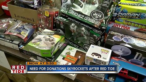 Red tide may be impacting Manatee County Salvation Army toy drive