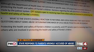 State responds to I-Team investigation that found FL parents wrongly accused of child abuse