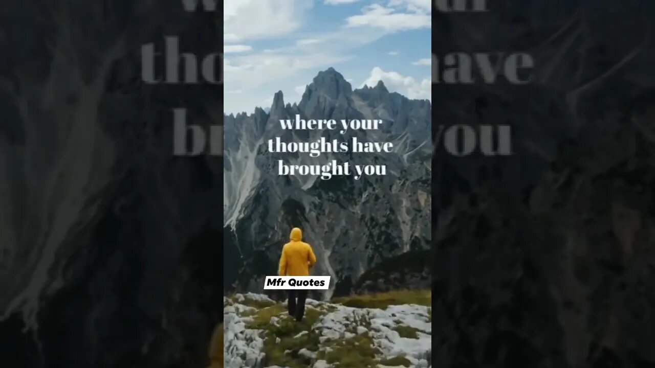 Where your thoughts Quotes in English