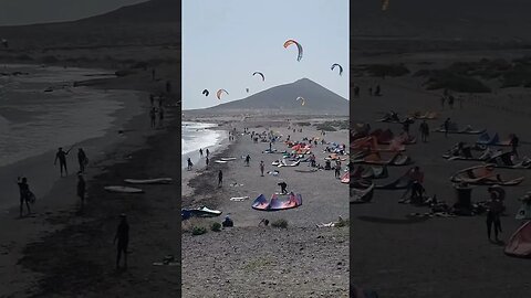 Tenarife kitesurfing