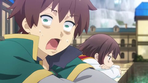 Konosuba 2 - Kazuma and Megumin exploring