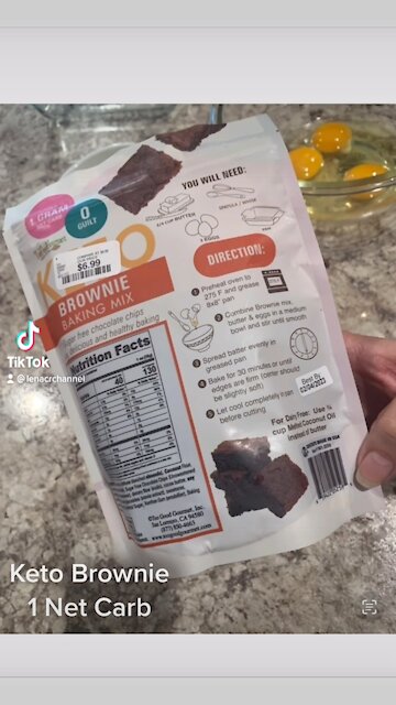 Keto Brownie (1 Net Carb)