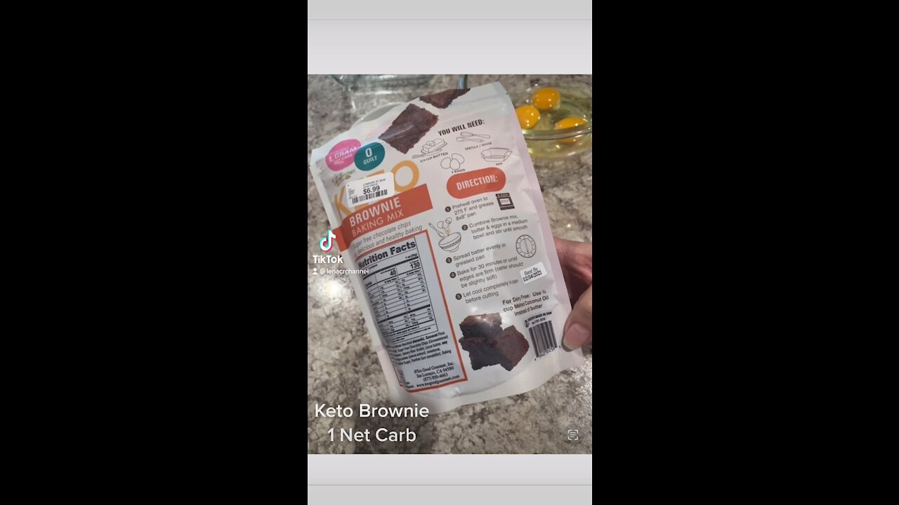 Keto Brownie (1 Net Carb)