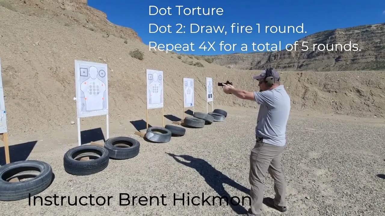 Dot Torture with a H&K Handgun, broken down in easy to follow steps. Demonstrated by Brent Hickmon