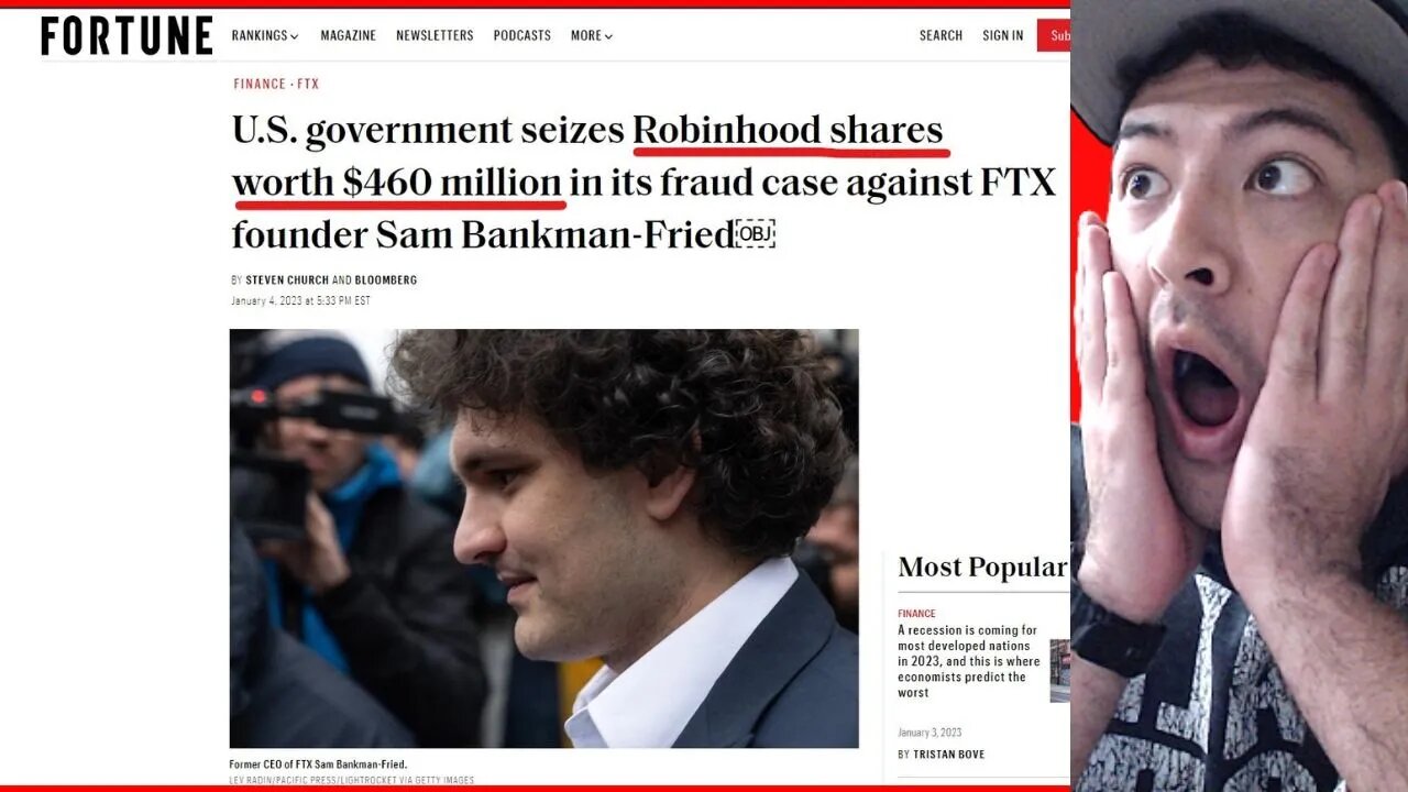 U.S. Government Seizes Robinhood Shares...