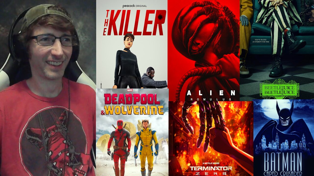 Alien Romulus Final/Beetlejuice/Deadpool & Wolverine/Killer/Batman/Terminator Zero Trailer Reactions