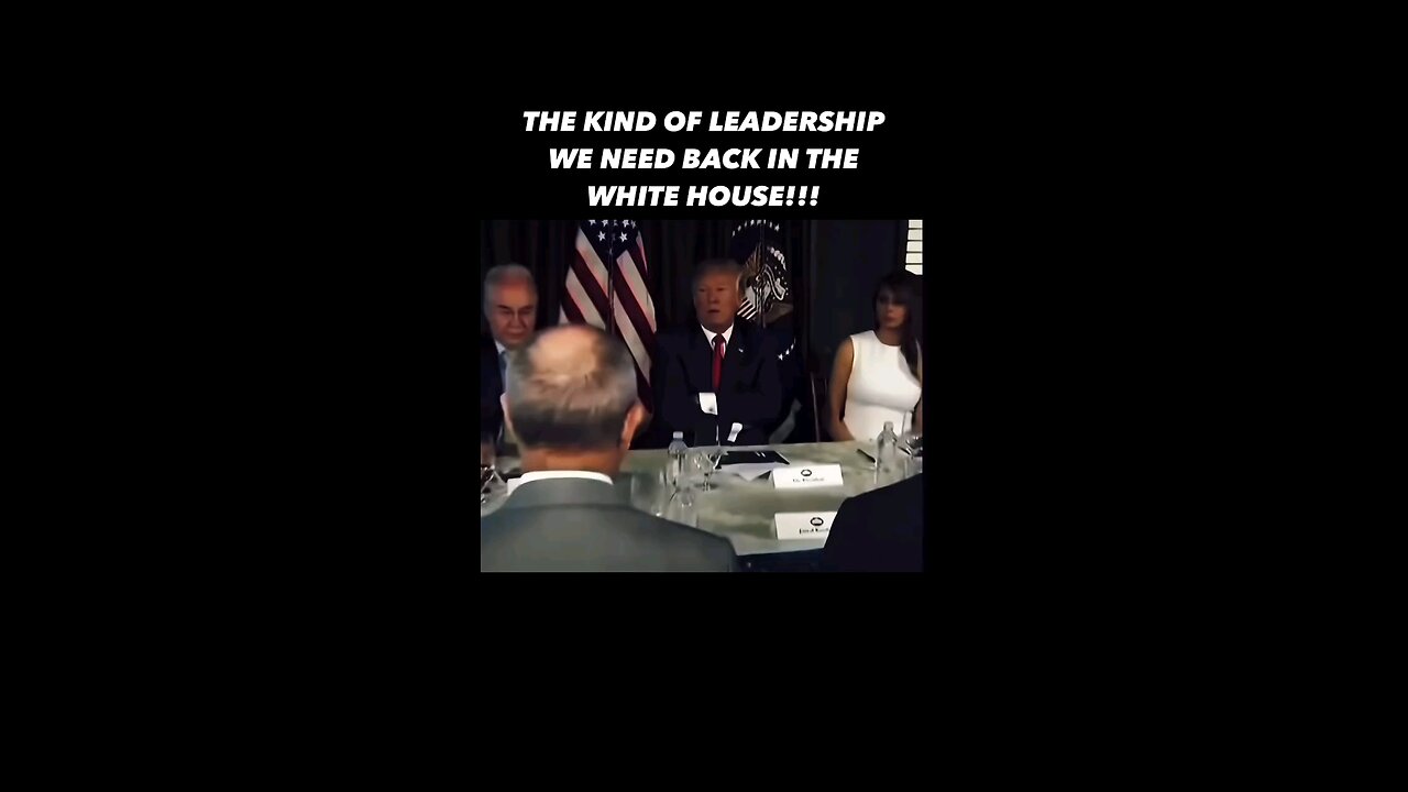 THIS IS WHAT REAL LEADERSHIP IS #TRUMP2024 #MAGA