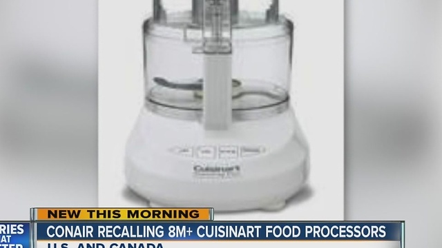 Product Recall: Cuisinart food processors recalled by Conair due to laceration hazard