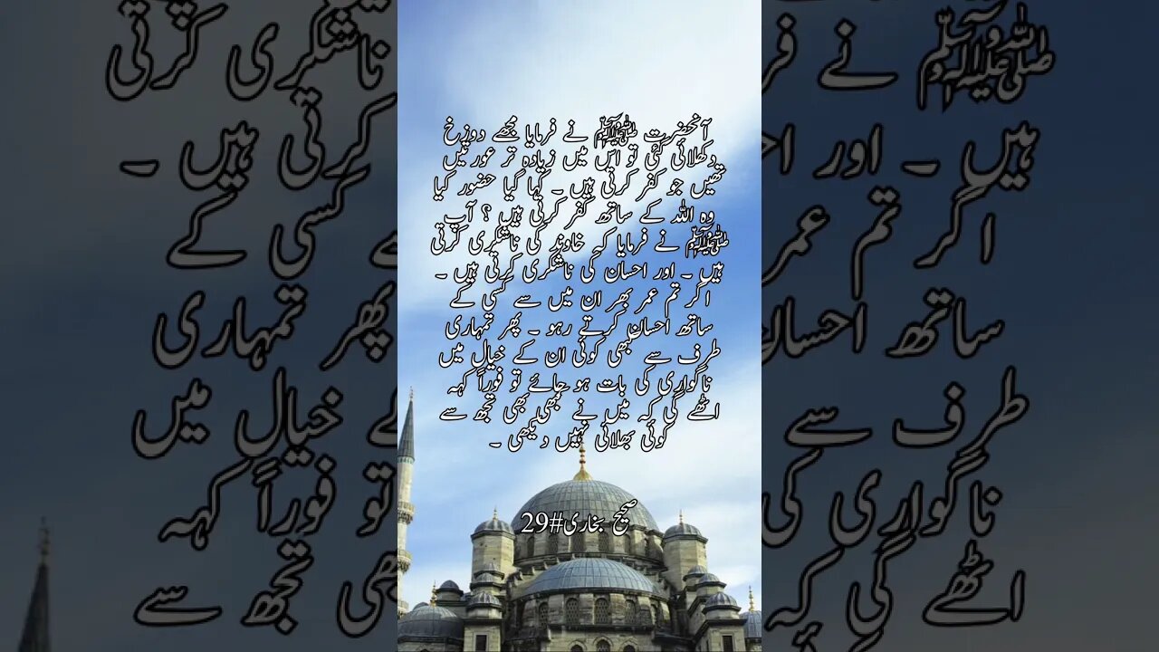 Sahi Bukhari - #hadees #hadith #hadeesenabvi #hadeesmubarak #hadeesinurdu #religion #viral #shorts