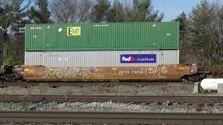 Norfolk Southern 21Q Intermodal Train from Berea, Ohio November 7, 2020