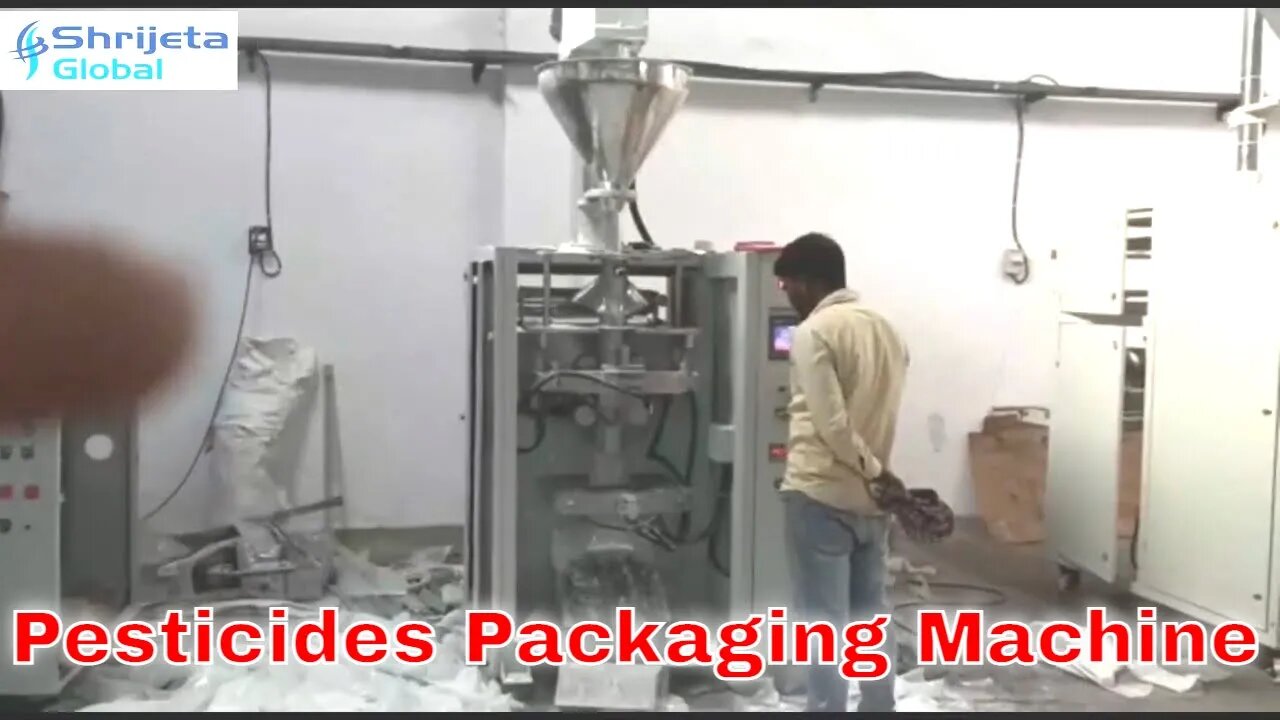 500gm, 1Kg Pesticide Pouch Packing Machine for Agricultural Industry | Shrijeta Global