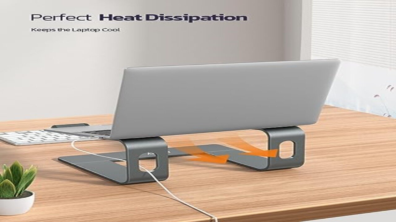 Laptop Stand, |Ergonomic Aluminum | Laptop Mount Computer Stand for Desk