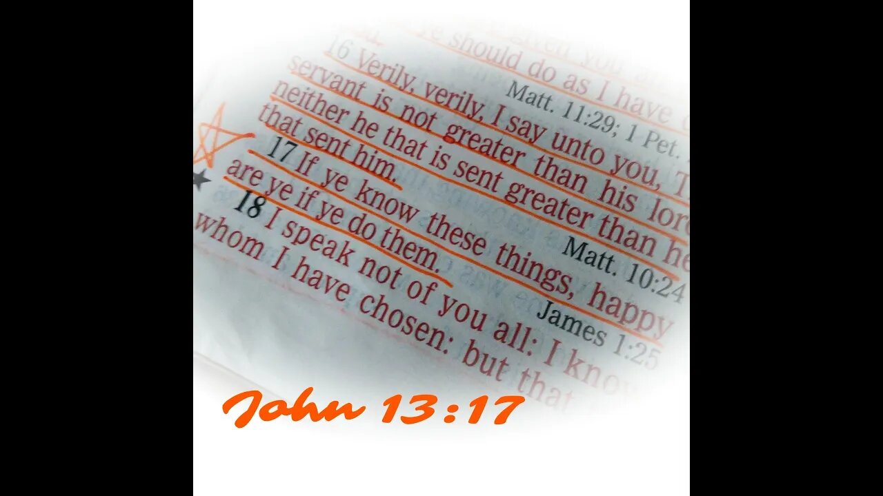 John 13:17-30 Sunday Teaching (6-25-23) Pastor Greg Tyra