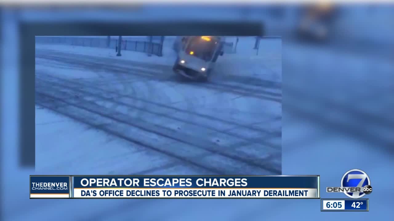 No criminal charges for RTD driver accused of causing train crash that severed woman’s leg