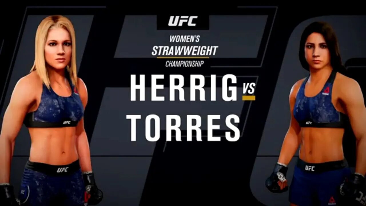 EA Sports UFC 3 Gameplay Tecia Torres vs Felice Herrig