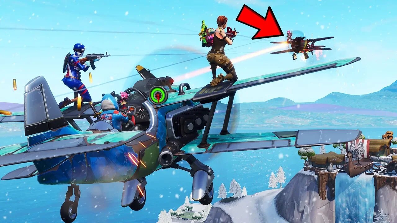 I got in a PLANE in Fortnite Season 7 and this happened... 😂✈