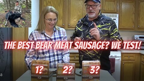 Homemade Bear Sausage Taste Test