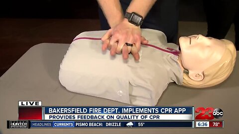 Bakersfield Fire Dept. now training with an app that tracks the quality of CPR