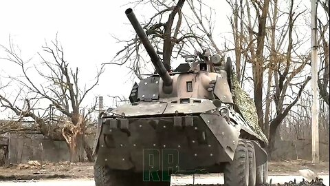 Heavily modified Russian BTR-80