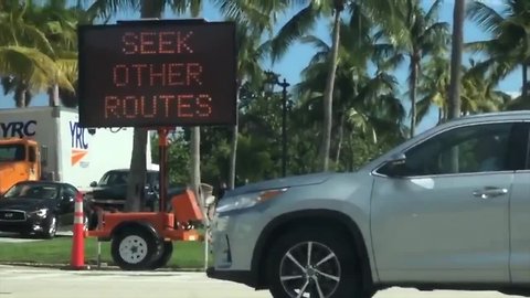 President Trump set to arrive in Palm Beach County around 5:40 p.m.; restrictions will be in effect