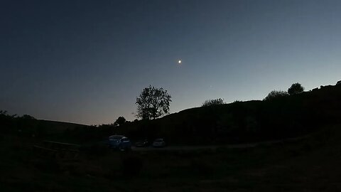 In the car. nightlapse. Shipley bridge. Avon Reservoir. Dartmoor 24th May 2023