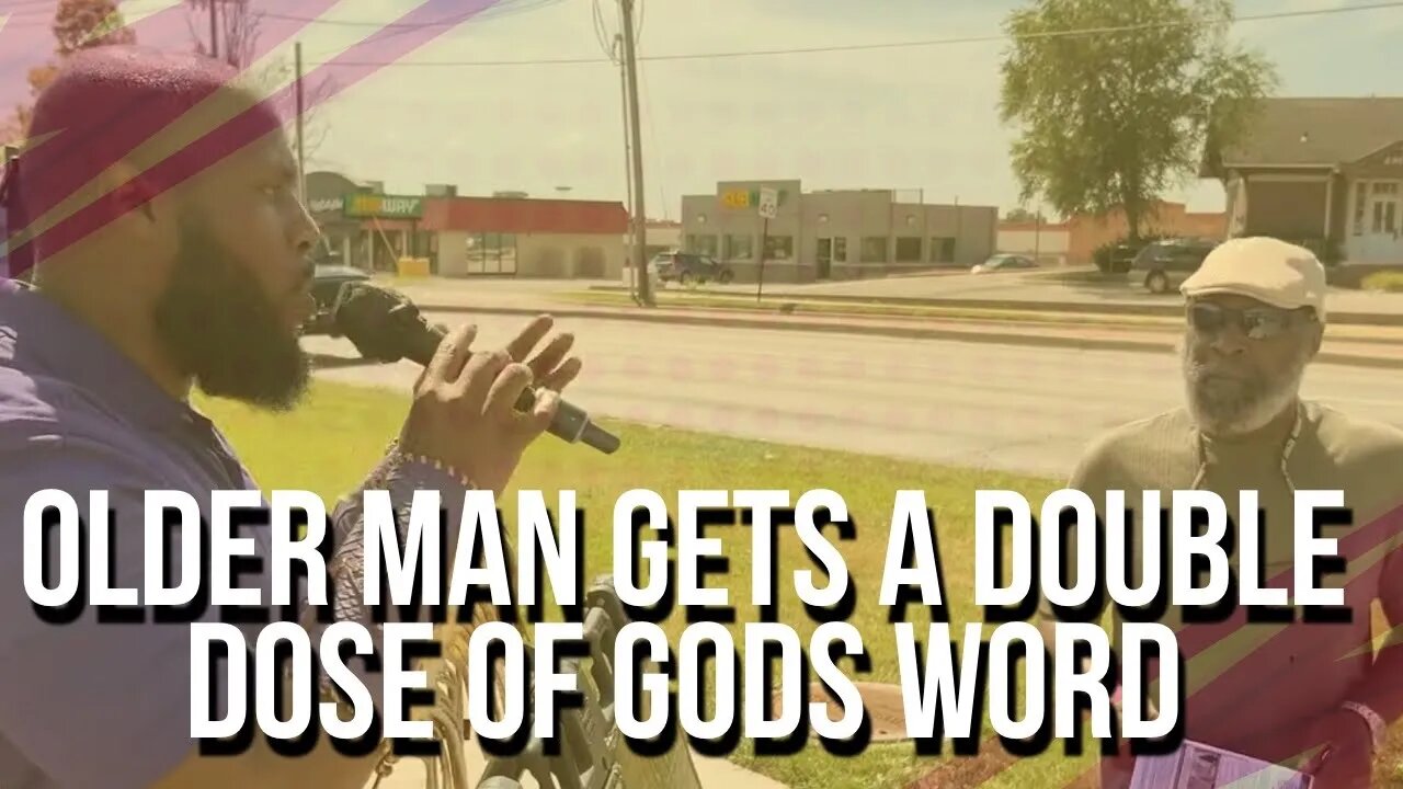 Older Man Gets A Double Dose Of Gods Word
