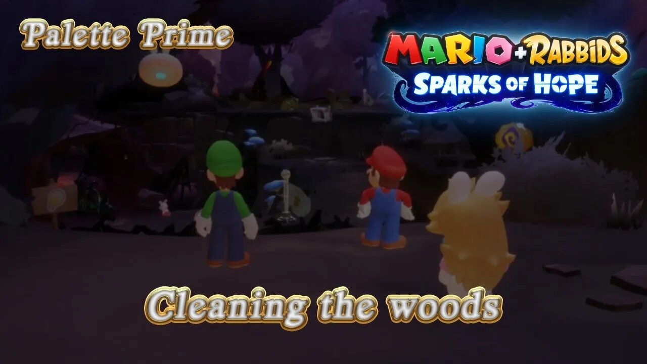 Cleaning up the darkmess in the woods!